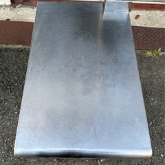 業務用 コンロ台 作業台 調理台 380×600×830 三方枠 焼き台 厨房 飲食店 ガス台 厨房機器 サーバー台 ビール 厨房機器 厨房用品 大阪の画像