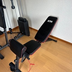 BTM インクラインベンチ ダンベル トレーニンググローブ