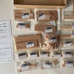小林工芸 昭和の銭湯 木製美術建築模型 木製組立キット KOB-T5 未組立 ボーナスパーツ LED 電飾セット 未使用自宅保管品  の画像