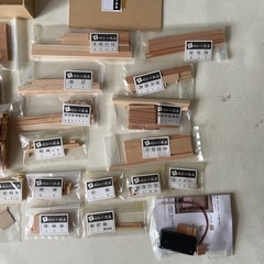 小林工芸 昭和の銭湯 木製美術建築模型 木製組立キット KOB-T5 未組立 ボーナスパーツ LED 電飾セット 未使用自宅保管品  の画像