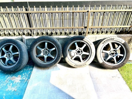 レイズ RAYS グラムライツ 17×7.0J 57maximum 17年製ミシュラン　パイロットスポーツ3 215/50R17