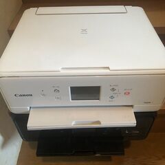 ジャンク品　Canon　キャノン　インクジェットプリンタ2台　TS6330白　TS6130黒の画像