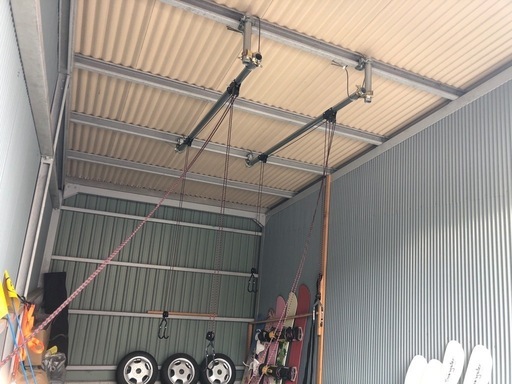 サップ　カヤック　ロードバイク吊り上げシステム