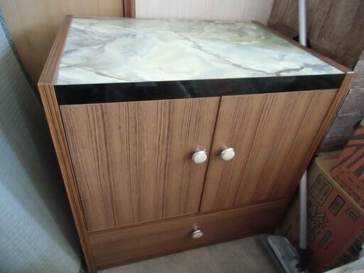 昭和レトロ 家具 キャビネット チェスト 収納棚 （60×43×60㎝）アンティーク お譲りします。＊石川県＊美川より＊期間限定