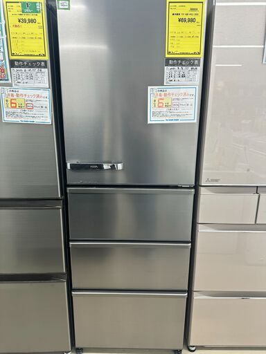 ジモティ来店特価!!　　冷蔵庫　　アクア　　AQR-V43J　　2020　　J-0845