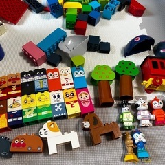 「お取引決定」アンパンマンはじめてのブロックワゴン