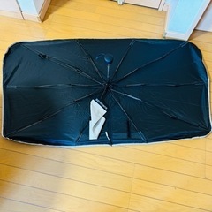 軽自動車 普通車 サンシェード 車 フロント  折畳式 傘型 遮光率 99.9％の画像