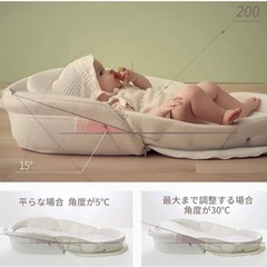 【ベビーアムール】 Bebamour (グレー) ベッドインベッドの画像