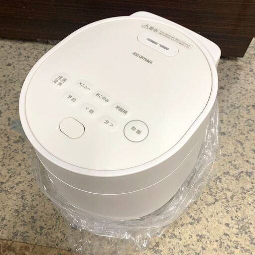 未使用 アイリスオーヤマ 2023年製 炊飯器 RC-MGA30 3合炊き ホワイト 札幌 東区 店頭引取り歓迎