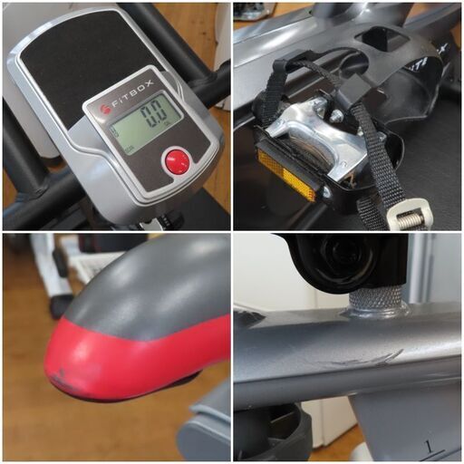 ♪FITBOX FBX-01 エアロバイク スピンバイク グレー 札幌♪