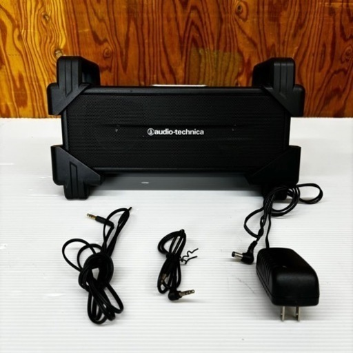 s0813605 audio-technica オーディオテクニカ AT-SPB50 スピーカー 音響 音楽 スタジオ 持ち運び 電池式 通電確認済 現状品 中古品