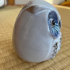 フクロウ　ふくろう　貯金箱　置物　オブジェの画像