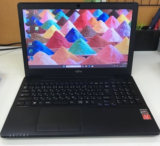 297　激安爆速お買い得ノートパソコン‼美品✨︎富士通Ryzen3/メモリ8GB /SSD256GB /オフィス付