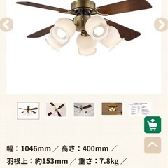 シーリングファンライト