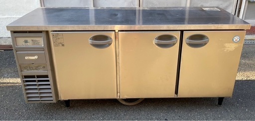 【動確済み】2018年 フクシマ 業務用テーブル形冷蔵庫 YRC-180RM2-F 単相 100V 1800×600×800 台下冷蔵庫 コールドテーブル 厨房機材 大阪
