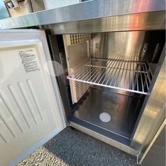 【動確済み】2018年 フクシマ 業務用テーブル形冷蔵庫 YRC-180RM2-F 単相 100V 1800×600×800 台下冷蔵庫 コールドテーブル 厨房機材 大阪の画像