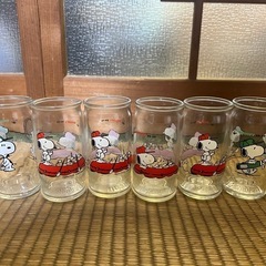 【GO-99】スヌーピー グラス レトロ 6個セット