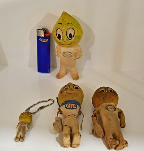 ●激レア(*'▽')●アンティーク　エッソボーイ　ドロップボーイ　おまけ付き(^^♪●エッソガール　キーホルダー　ビンテージ　希少　相模原