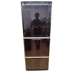 【レガストック川崎本店】SHARP シャープ ノンフロン冷蔵冷凍庫 SJ-PW35X-T 2014年製 ブラウン系 プラズマクラスター