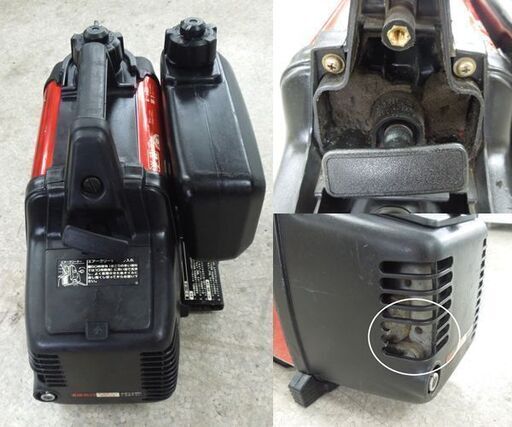 販売終了 現状品 HONDA 小型ポータブル発電機 外部タンク付き 50Hz EX300 300VA 混合ガソリン 初爆/発電確認済 