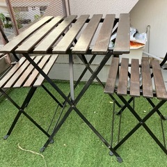 IKEA テルノー　テーブル&チェア