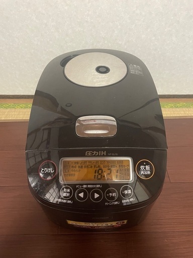 象印。圧力IH一升炊き釜。圧力釜ほぼ新品。