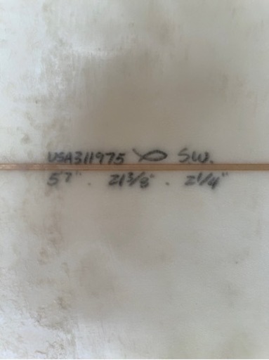 アルメリックサーフボード5.7 30.9L（スパームホエール）