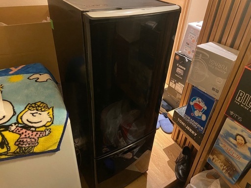 冷蔵庫 168L Panasonic パナソニック NR-BW173C-K 2011年製 黒 中古 小型 ちょっと大きめ 2ドア 一人暮らし