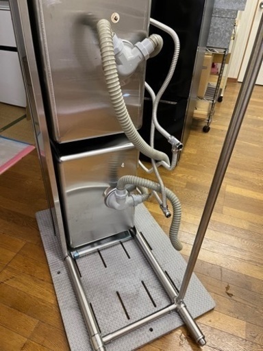激安販売!! マルゼン 厨房機器 蛇口付き ２槽 業務用 シンク 