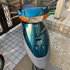 お話し中　suzuki　Lets2　2スト　グリーン