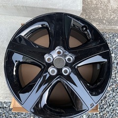 新品プリウス50系後期ブラックエディションアルミホイール17インチ