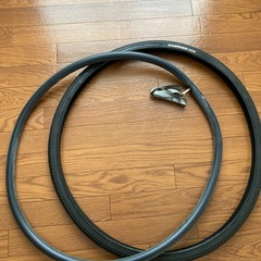 27インチ　(新品)タイヤとチューブ、リムのセットの画像