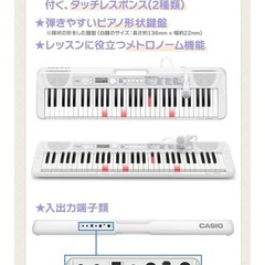 電子キーボードの画像