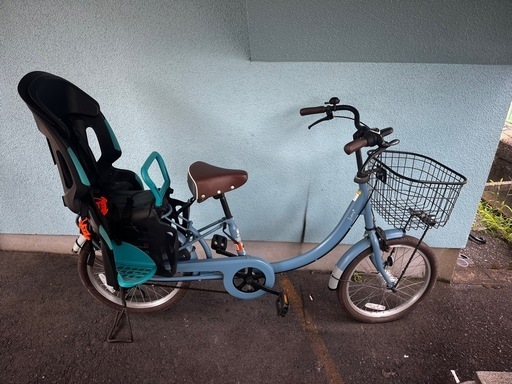 値引き！タイムセール中！2人乗り自転車　幼児　20インチ　BBA　　自転車　変速　チャイルドシート付き