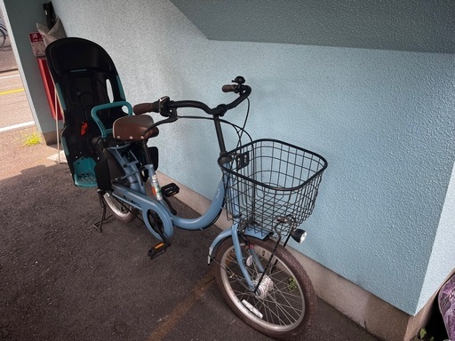 値引き！タイムセール中！2人乗り自転車　幼児　20インチ　BBA　　自転車　変速　チャイルドシート付き