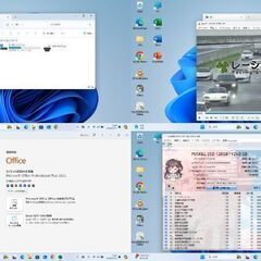 更に値下げしました！ No.14 🤡 オフィス2021付き！  Core i3 6100U / 新品SSD 128GB / メモリ8GB / NEC VersaPro VA-U PC-VK23LAADY / windows11の画像