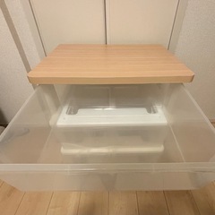 衣装ケース　ナチュラル　の画像