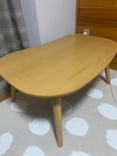 こたつ付きテーブル