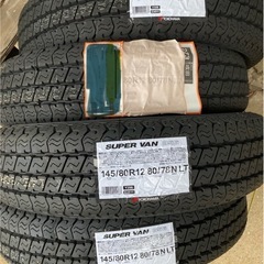 ☆ 【新品未使用】4本セット 145/80R12 80/78N ...