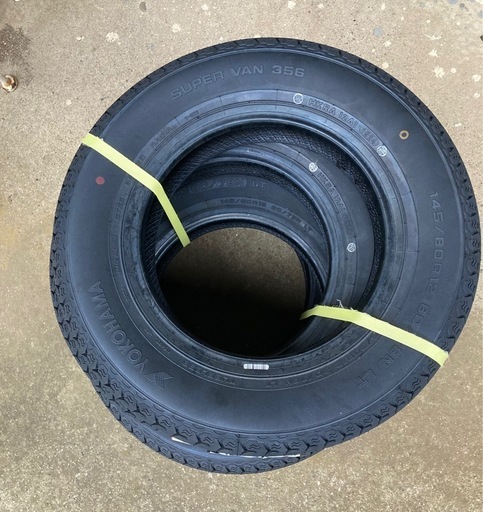 ☆ 【新品未使用】4本セット 145/80R12 80/78N ヨコハマ SUPER VAN  Y356 サマータイヤ 軽トラ バン