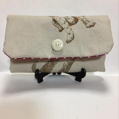 ハンドメイド　蛇腹カードケース