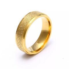 シンプル/ゴールドリング（新品）19号の画像