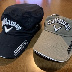 ★完売引渡済★　【良品】キャロウェイゴルフ　キャップ・バイザー セット