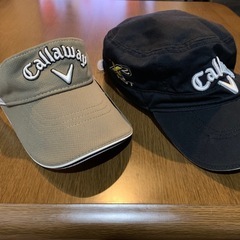 ★完売引渡済★　【良品】キャロウェイゴルフ　キャップ・バイザー セットの画像