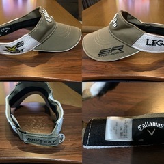 ★完売引渡済★　【良品】キャロウェイゴルフ　キャップ・バイザー セットの画像