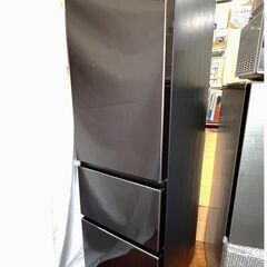 2021年製　美品  HITACHI 日立  3ドア 冷凍冷蔵庫  自動製氷 幅54cm  まんなか野菜の画像