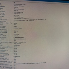 デスクトップパソコン i7-11700 メモリー32GB SSD 1TB の画像