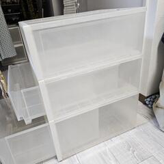 【先着のかたと日時決定済み】無印良品 プラケース 三個セットの画像