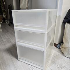【先着のかたと日時決定済み】無印良品 プラケース 三個セットの画像