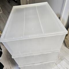 【先着のかたと日時決定済み】無印良品 プラケース 三個セットの画像